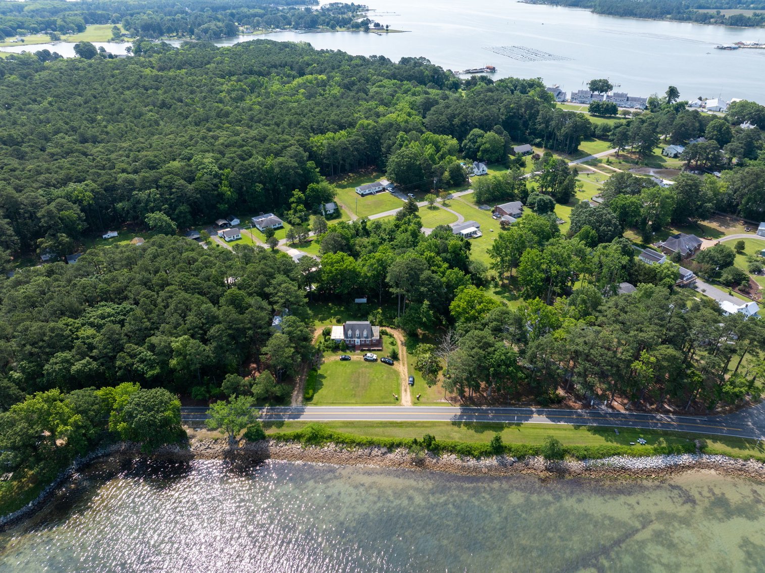 Image for PRIME WATERFRONT DEVELOPMENT OPPORTUNITY: 1.045-Acre Chesapeake Bay Sunset Paradise on Gwynns Island