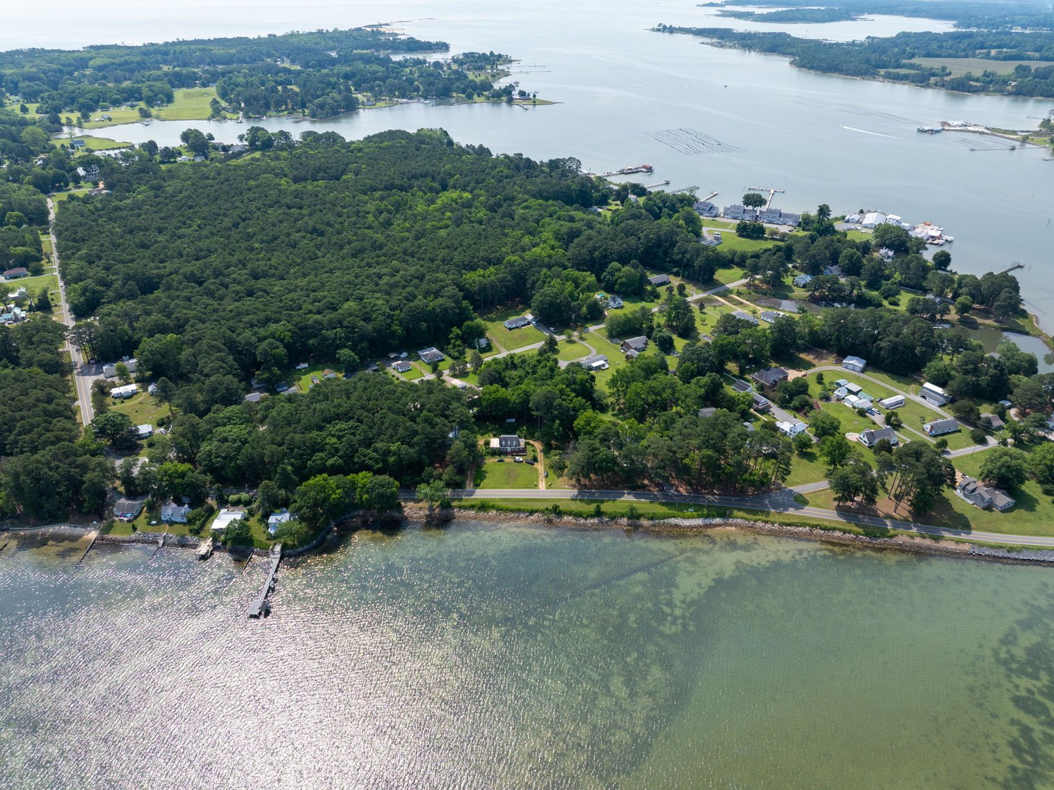 Image for PRIME WATERFRONT DEVELOPMENT OPPORTUNITY: 1.045-Acre Chesapeake Bay Sunset Paradise on Gwynns Island