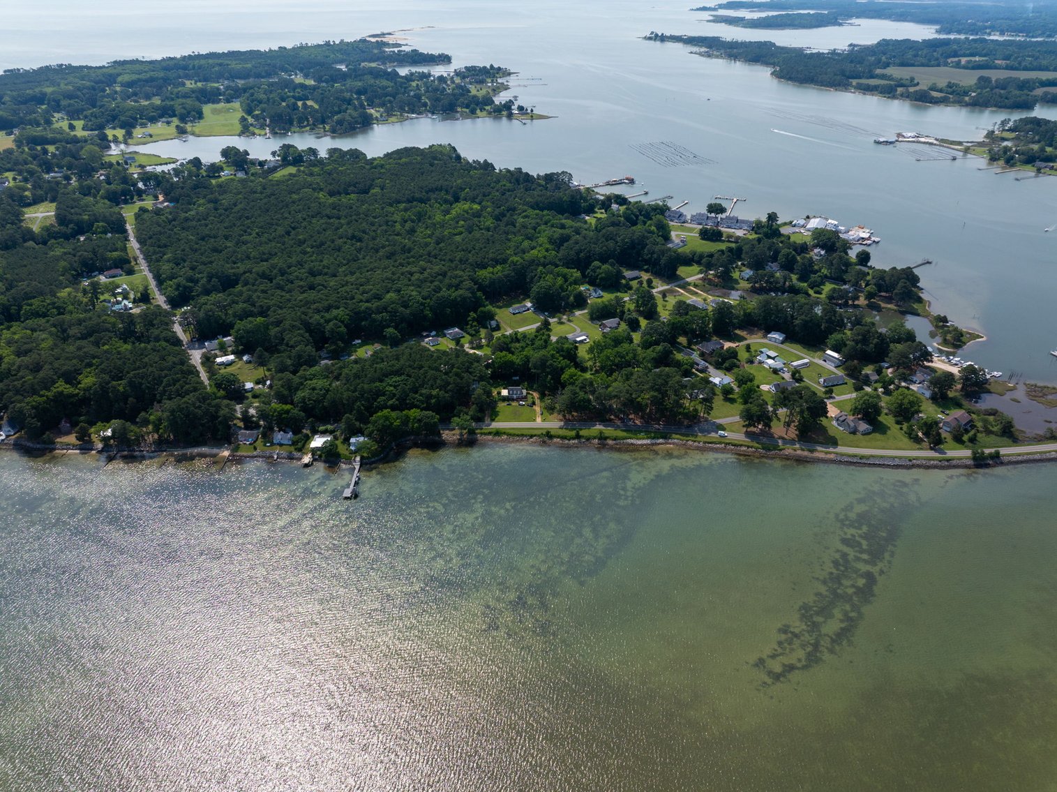Image for PRIME WATERFRONT DEVELOPMENT OPPORTUNITY: 1.045-Acre Chesapeake Bay Sunset Paradise on Gwynns Island