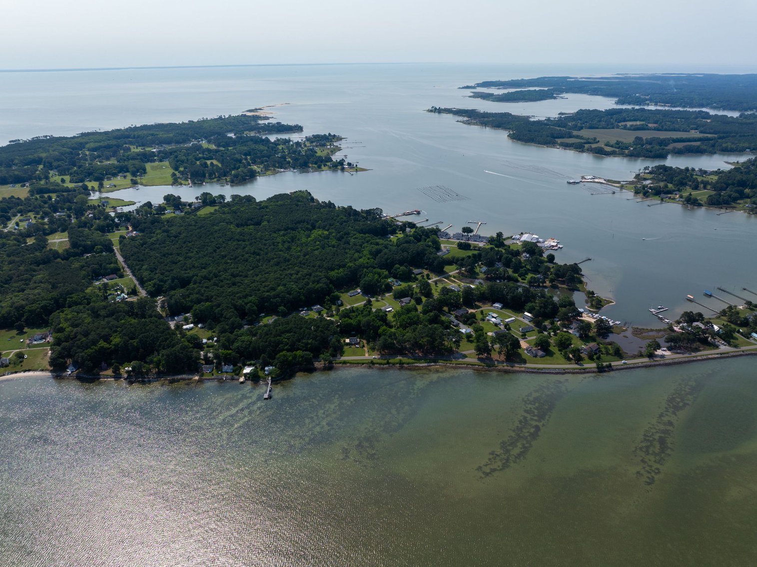Image for PRIME WATERFRONT DEVELOPMENT OPPORTUNITY: 1.045-Acre Chesapeake Bay Sunset Paradise on Gwynns Island
