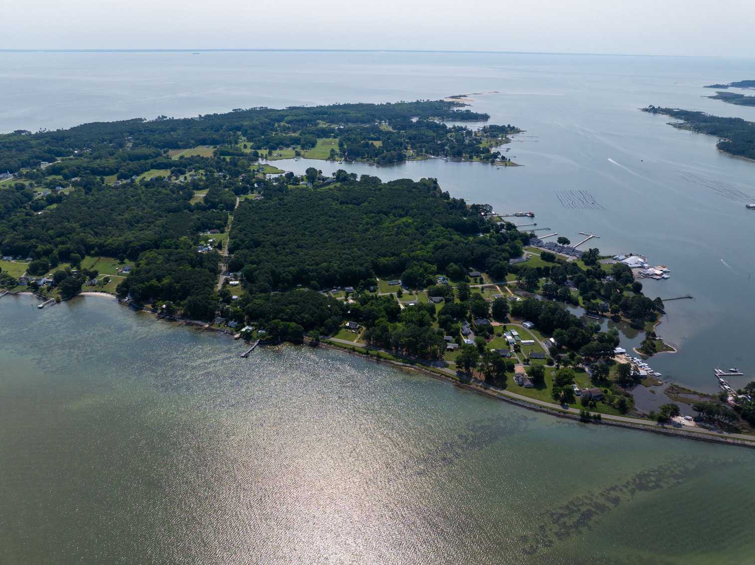 Image for PRIME WATERFRONT DEVELOPMENT OPPORTUNITY: 1.045-Acre Chesapeake Bay Sunset Paradise on Gwynns Island