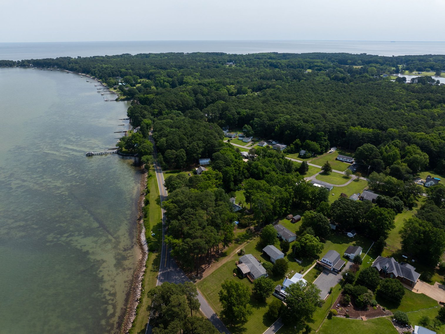 Image for PRIME WATERFRONT DEVELOPMENT OPPORTUNITY: 1.045-Acre Chesapeake Bay Sunset Paradise on Gwynns Island