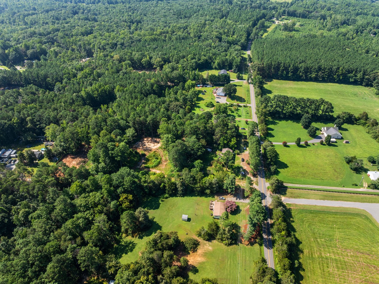 Image for Multi Choice Real Estate Auction - 3-Bedroom Country Ranch on 1 Acre & 3.05 AC Lot with POND, Bumpass VA -  3490 Willow Brook Rd
