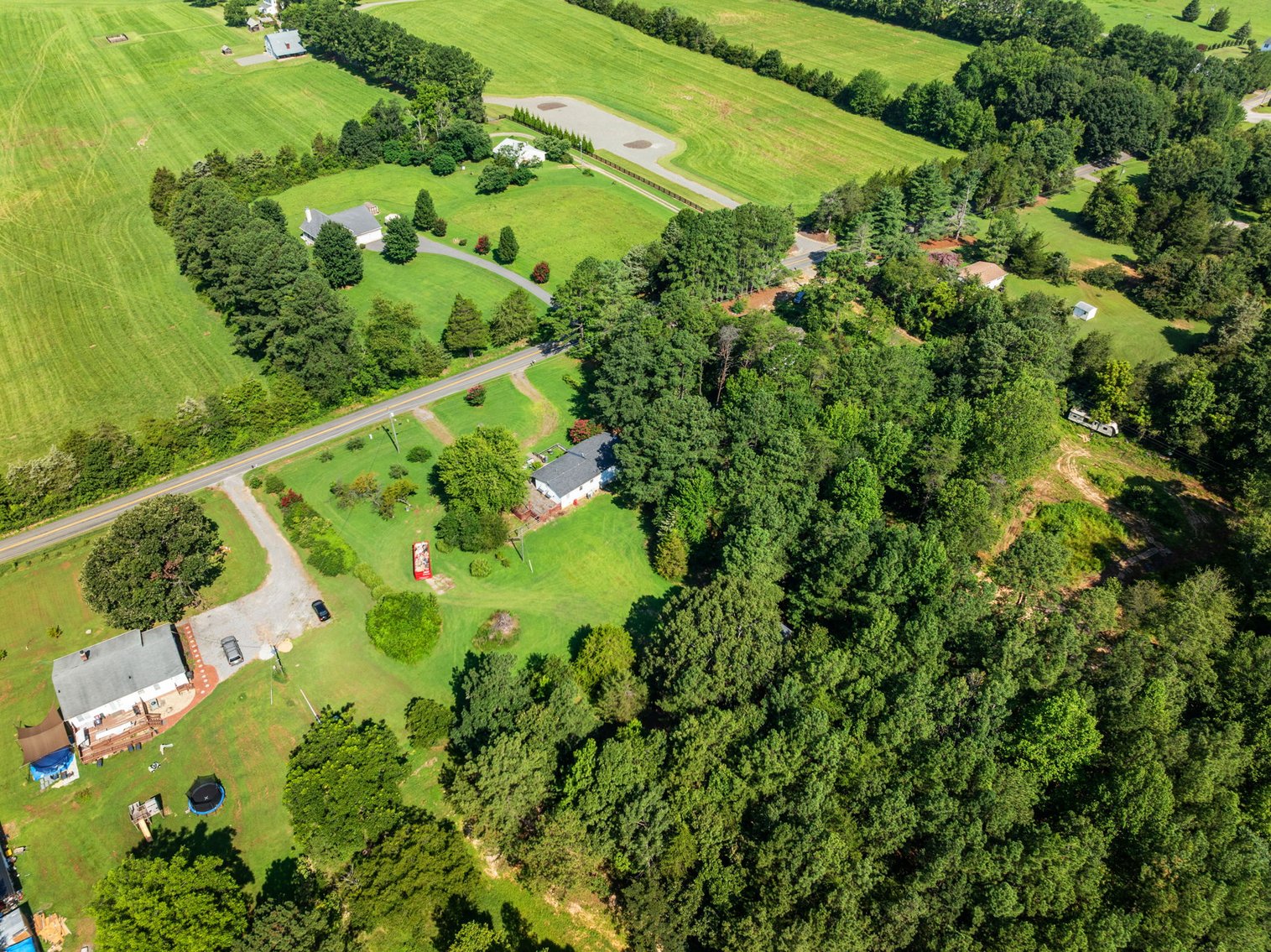 Image for Multi Choice Real Estate Auction - 3-Bedroom Country Ranch on 1 Acre & 3.05 AC Lot with POND, Bumpass VA -  3490 Willow Brook Rd
