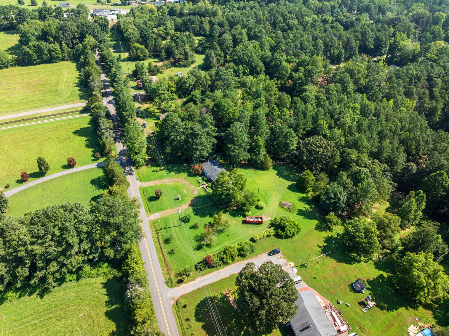 Image for Multi Choice Real Estate Auction - 3-Bedroom Country Ranch on 1 Acre & 3.05 AC Lot with POND, Bumpass VA -  3490 Willow Brook Rd