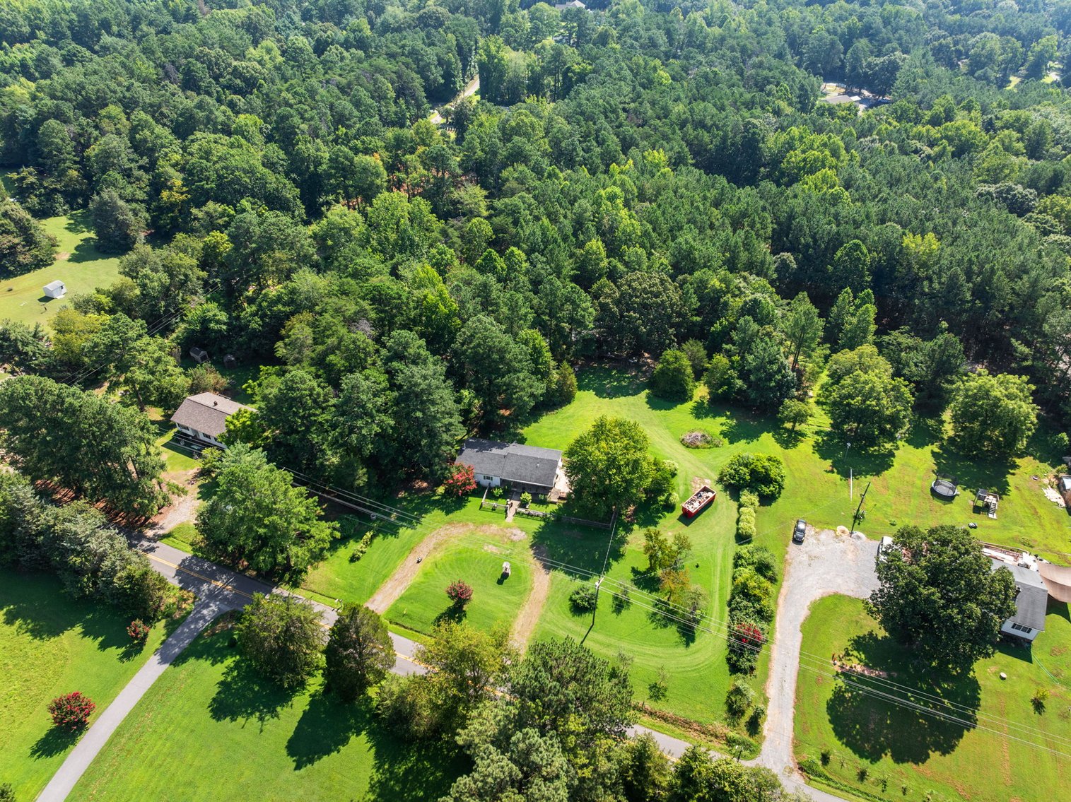 Image for Multi Choice Real Estate Auction - 3-Bedroom Country Ranch on 1 Acre & 3.05 AC Lot with POND, Bumpass VA -  3490 Willow Brook Rd