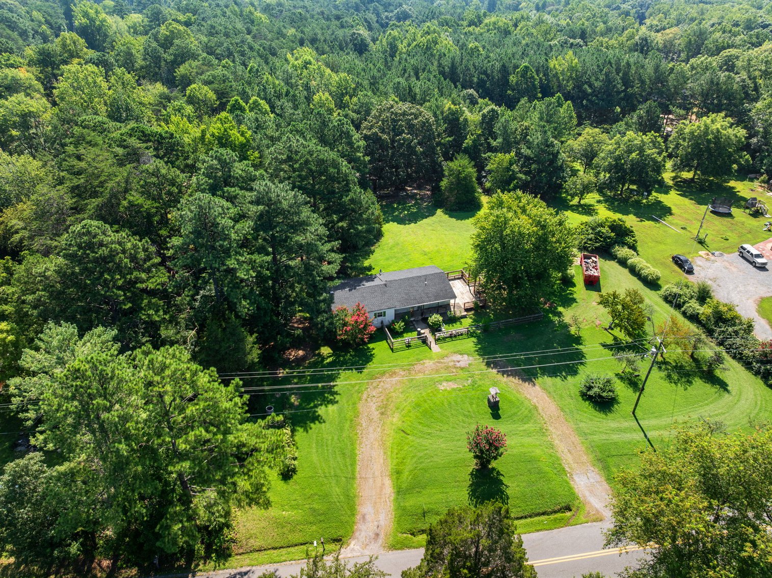 Image for Multi Choice Real Estate Auction - 3-Bedroom Country Ranch on 1 Acre & 3.05 AC Lot with POND, Bumpass VA -  3490 Willow Brook Rd