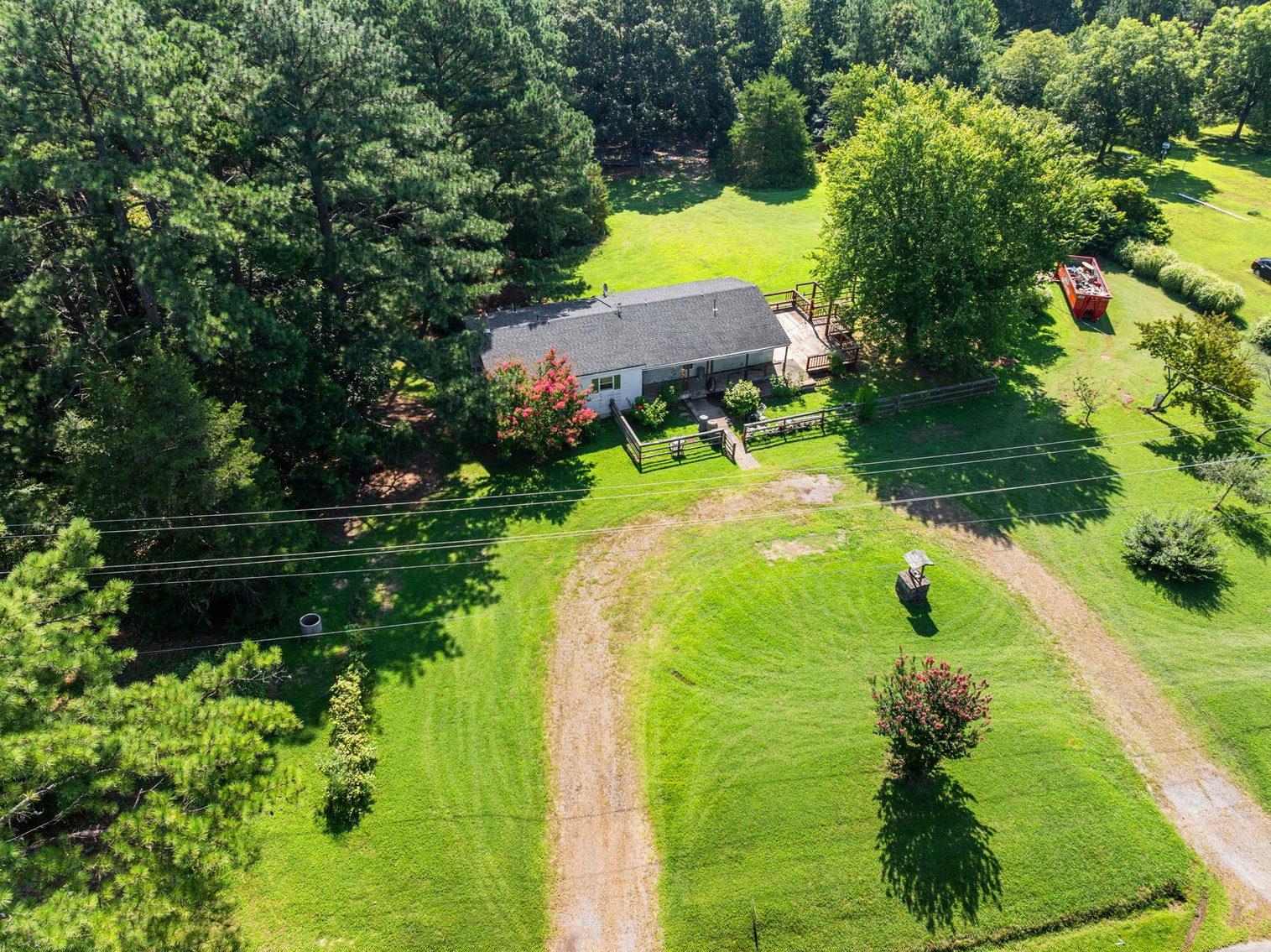 Image for Multi Choice Real Estate Auction - 3-Bedroom Country Ranch on 1 Acre & 3.05 AC Lot with POND, Bumpass VA -  3490 Willow Brook Rd