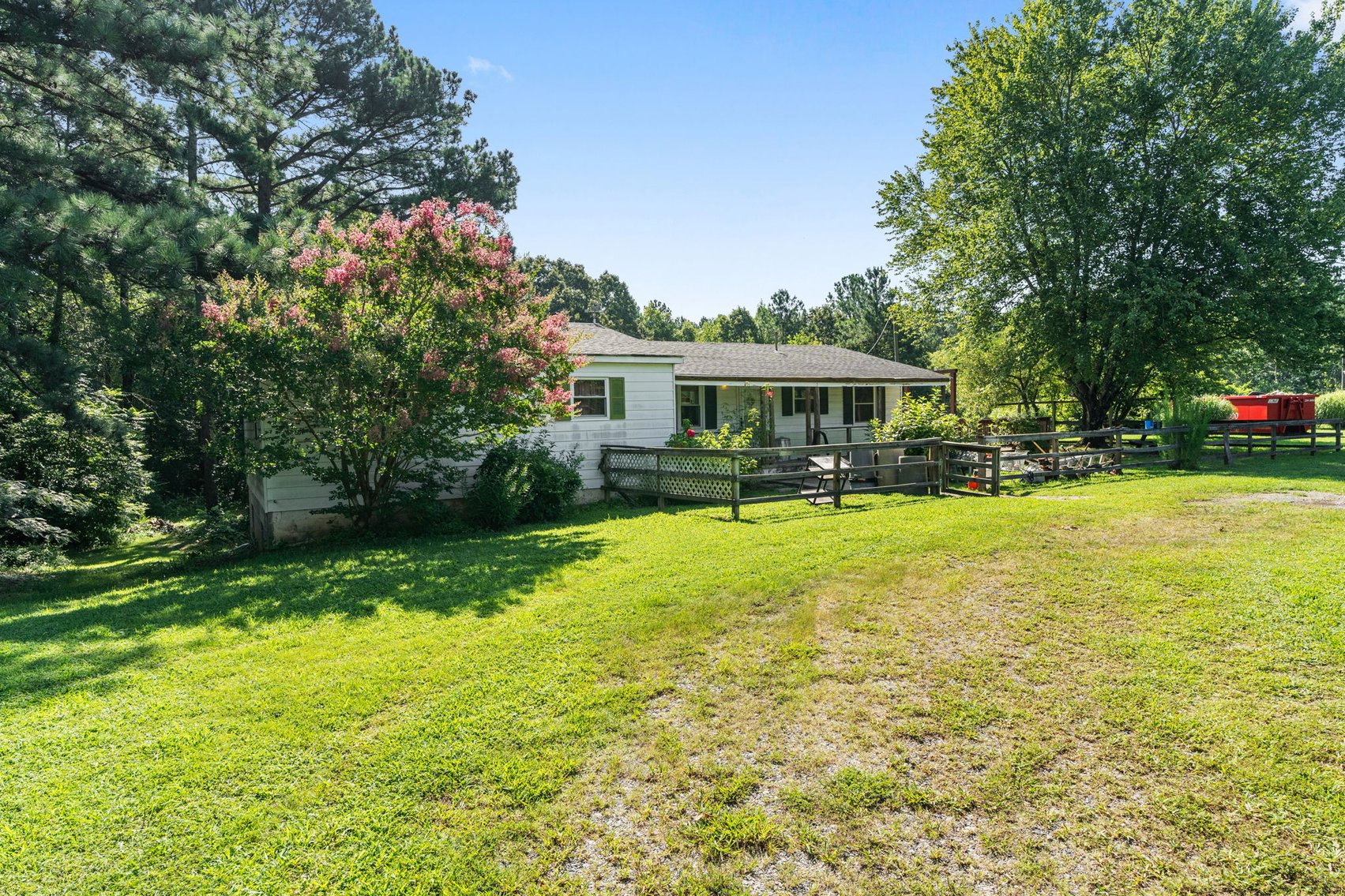 Image for Multi Choice Real Estate Auction - 3-Bedroom Country Ranch on 1 Acre & 3.05 AC Lot with POND, Bumpass VA -  3490 Willow Brook Rd