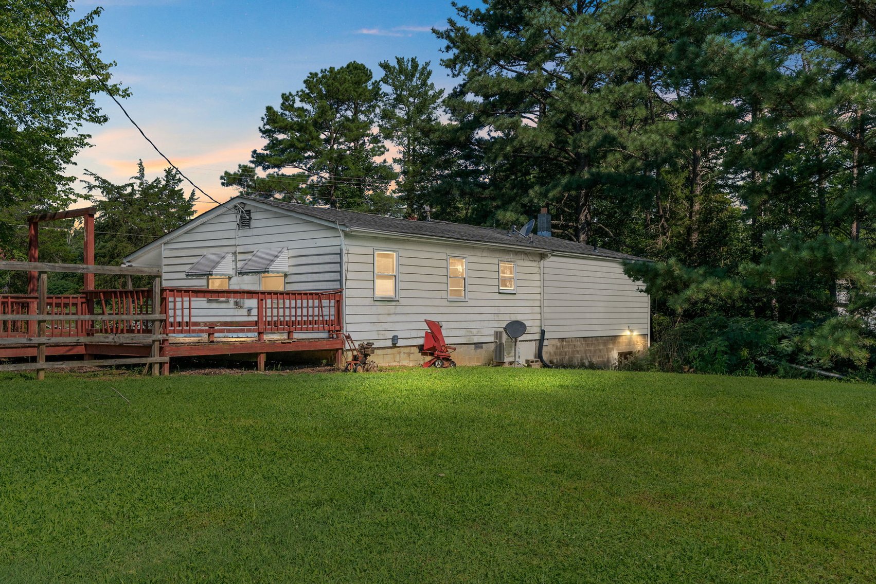 Image for Multi Choice Real Estate Auction - 3-Bedroom Country Ranch on 1 Acre & 3.05 AC Lot with POND, Bumpass VA -  3490 Willow Brook Rd