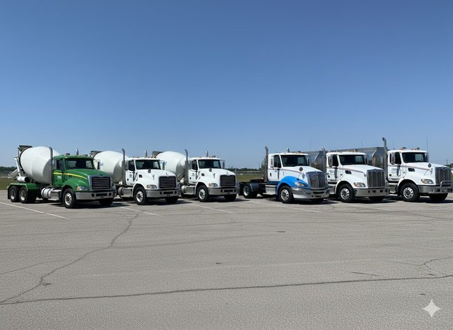 Image for 37-Unit Fleet Liquidation: Day Cabs, Mack Granite Mixers & Commercial Trucks