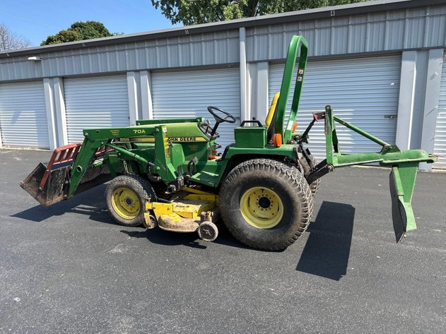 Image for John Deere tractor, Kawasaki Mule UTV & box truck