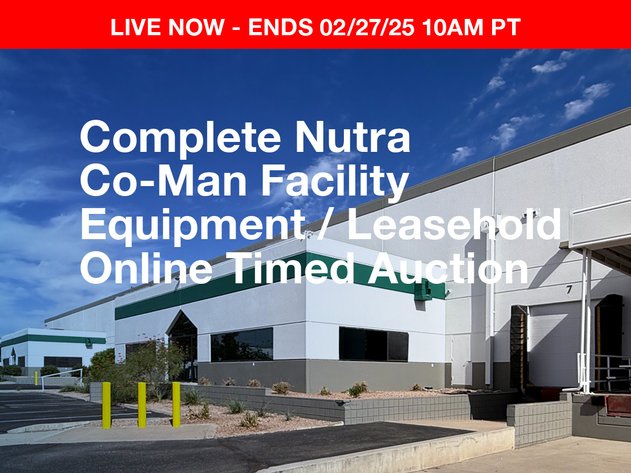 Image for Complete Nutra Co-Man Facility - Equipment / Leasehold