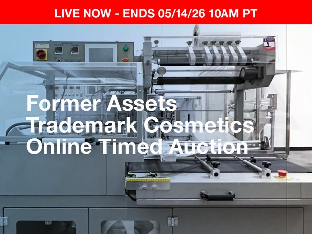 Image for Former Assets Trademark Cosmetics Online Timed Auction