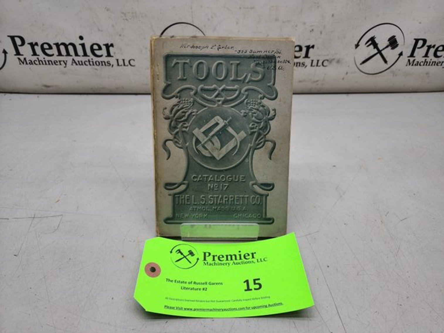 Image for The Estate of Russell Garens Literature Auction #2