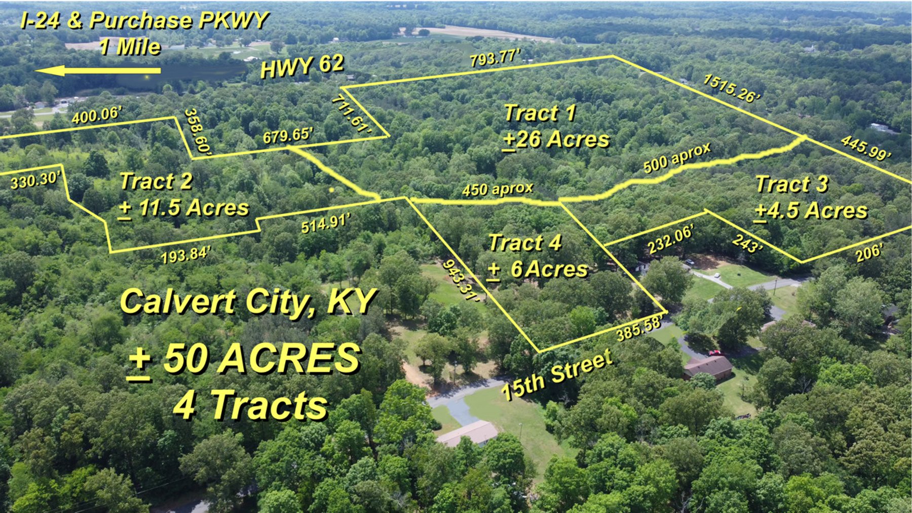 Image for ABSOLUTE ESTATE AUCTION • HWY 62, 95 & 15TH Street, Calvert City, KY