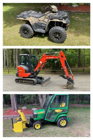 Image for Three lakes, Wi ** 60+ Firearms, Jd Tractor, Kubota Mini Excavator, ATV,  Trailers, Tools, Sporting Goods, Home Contents!