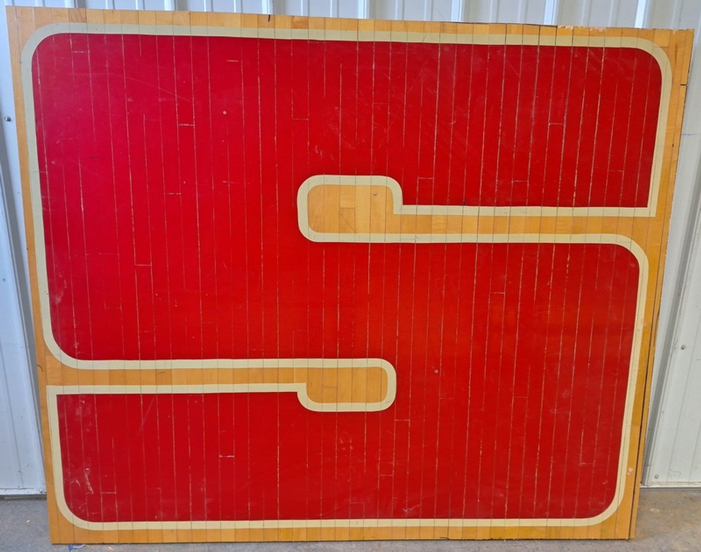 Image for Rushville Memorial Gym Floor Pieces Online Auction