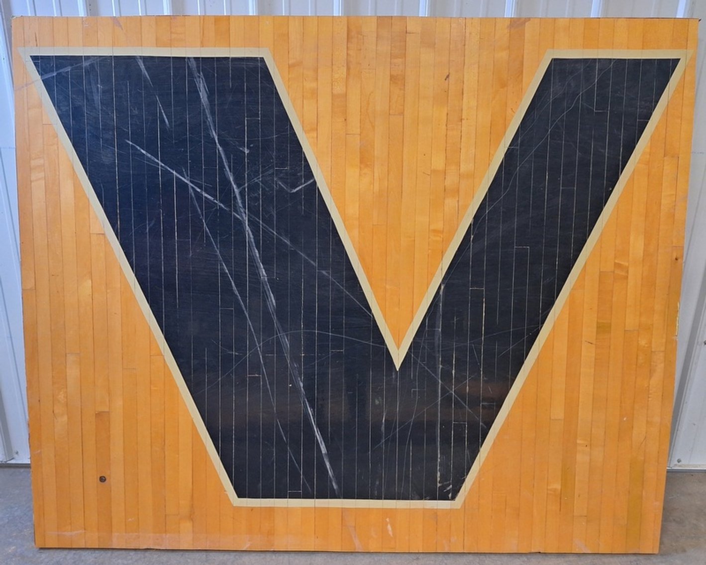 Image for Rushville Memorial Gym Floor Pieces Online Auction