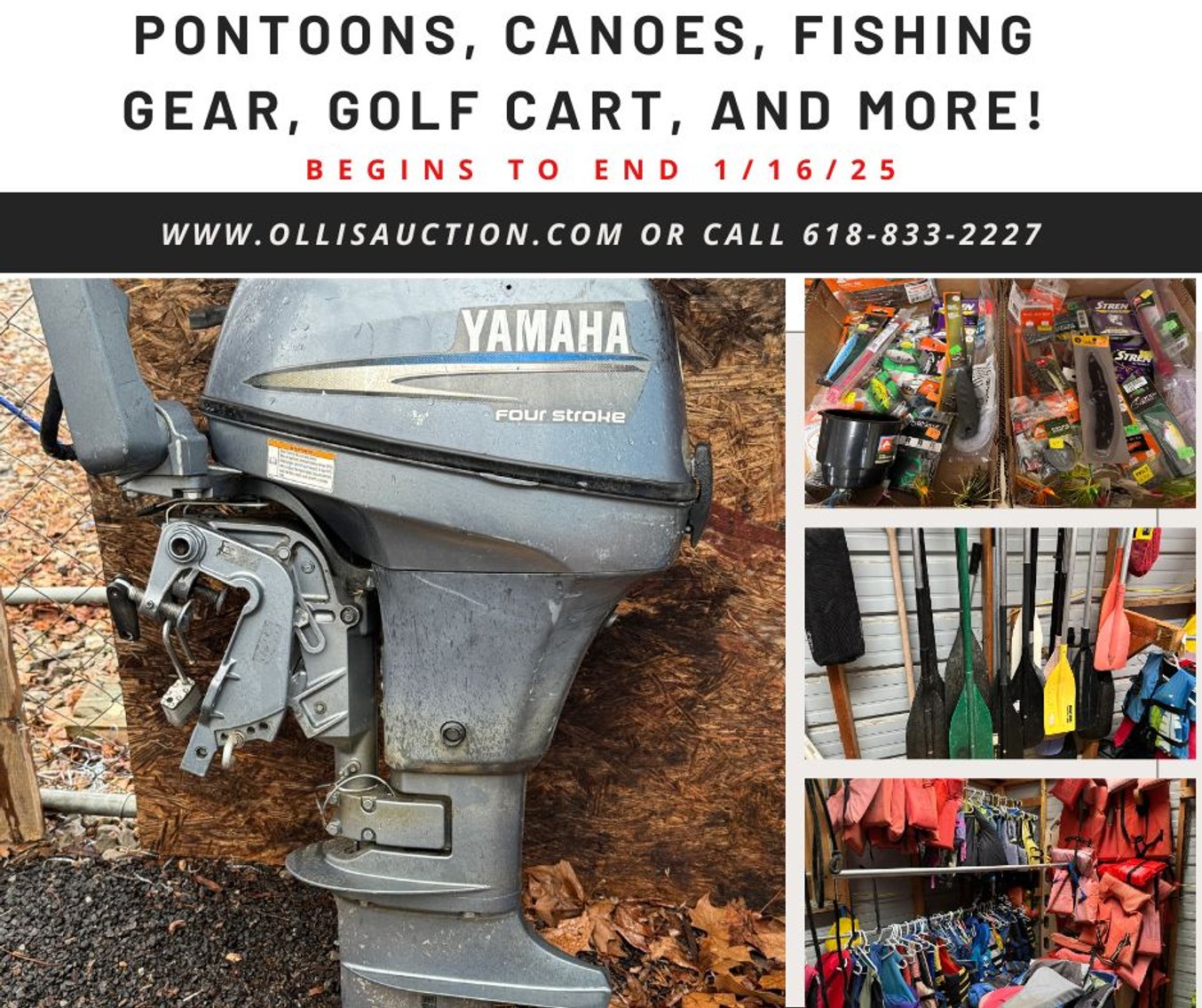 Image for Pontoons, Canoes, Fishing Tackle, Golf Cart & More