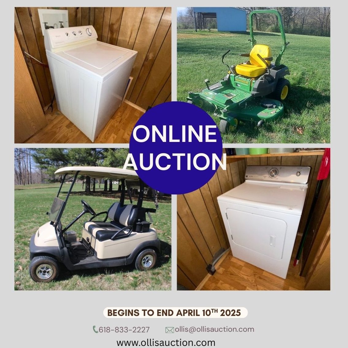 Image for Golf Cart, Mowers, Furniture, Collectibles & More Nice, Neat, Clean Estate