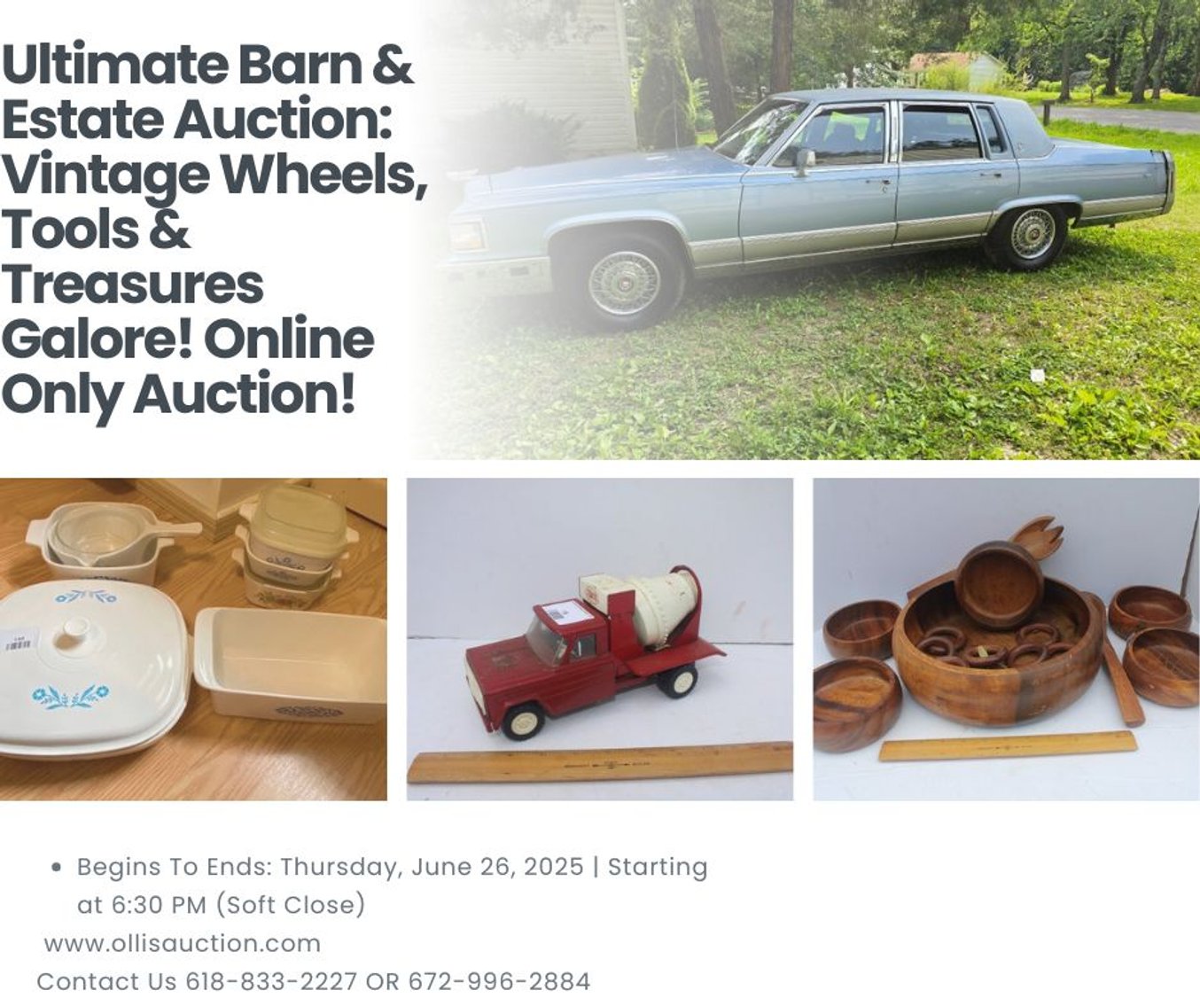 Image for Ultimate Barn & Estate Auction: Vintage Wheels, Tools & Treasures Galore!