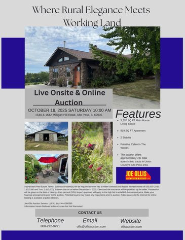 Image for 73± Acres with Executive Home, Barns, and Rural Paradise - Where Rural Elegance Meets Working Land