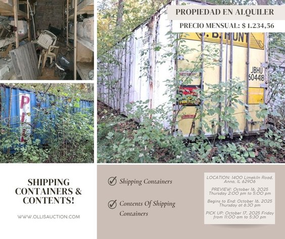 Image for Shipping Containers & Contents!