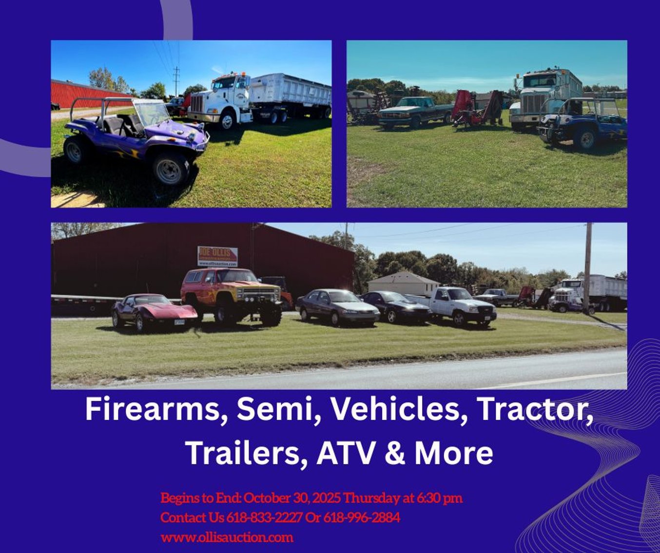 Image for Firearms, Semi, Vehicles, Tractor, Trailers, ATV & More