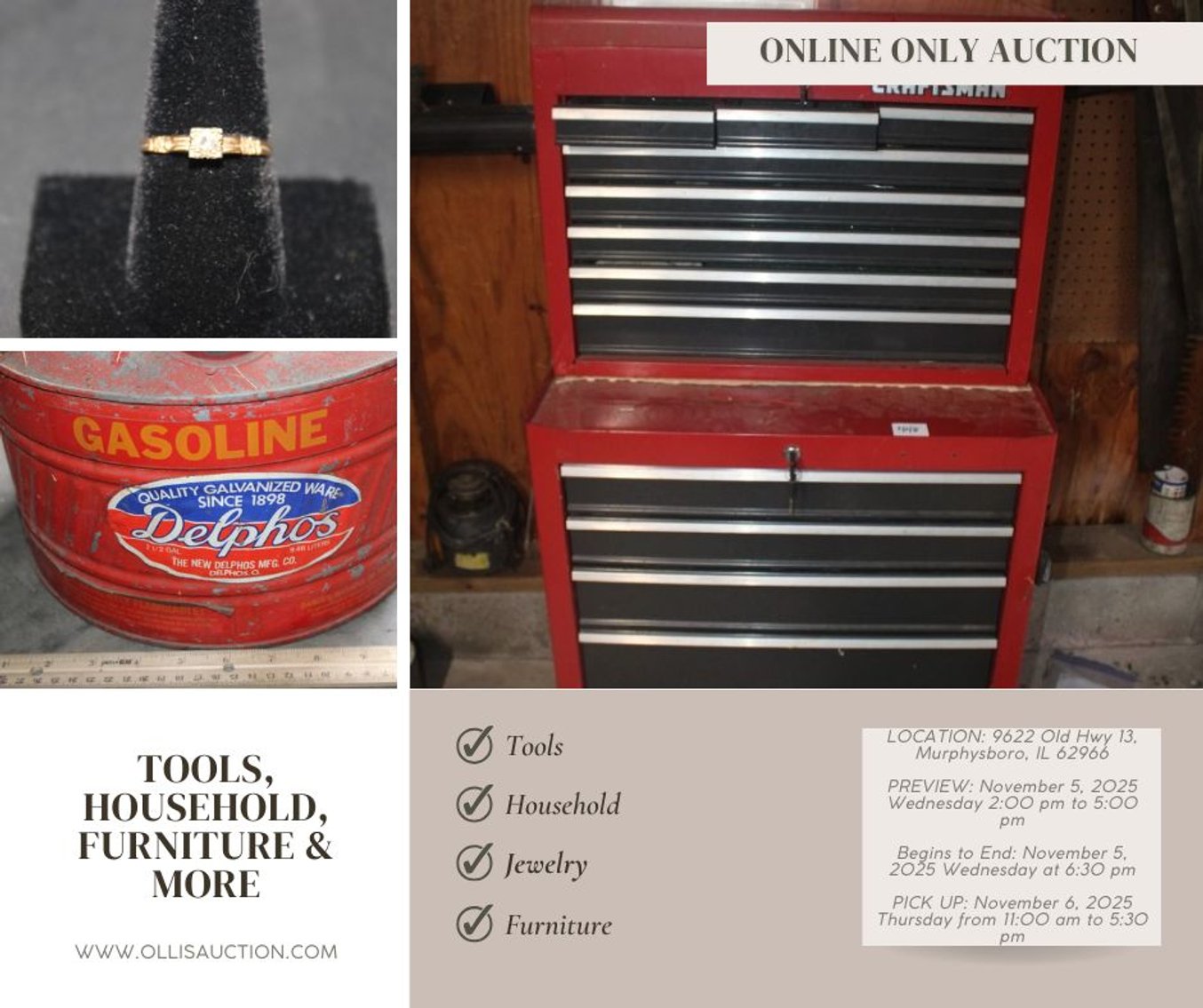 Image for Tools, Household, Furniture & More