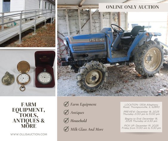 Image for Farm Equipment, Tools, Antiques & More