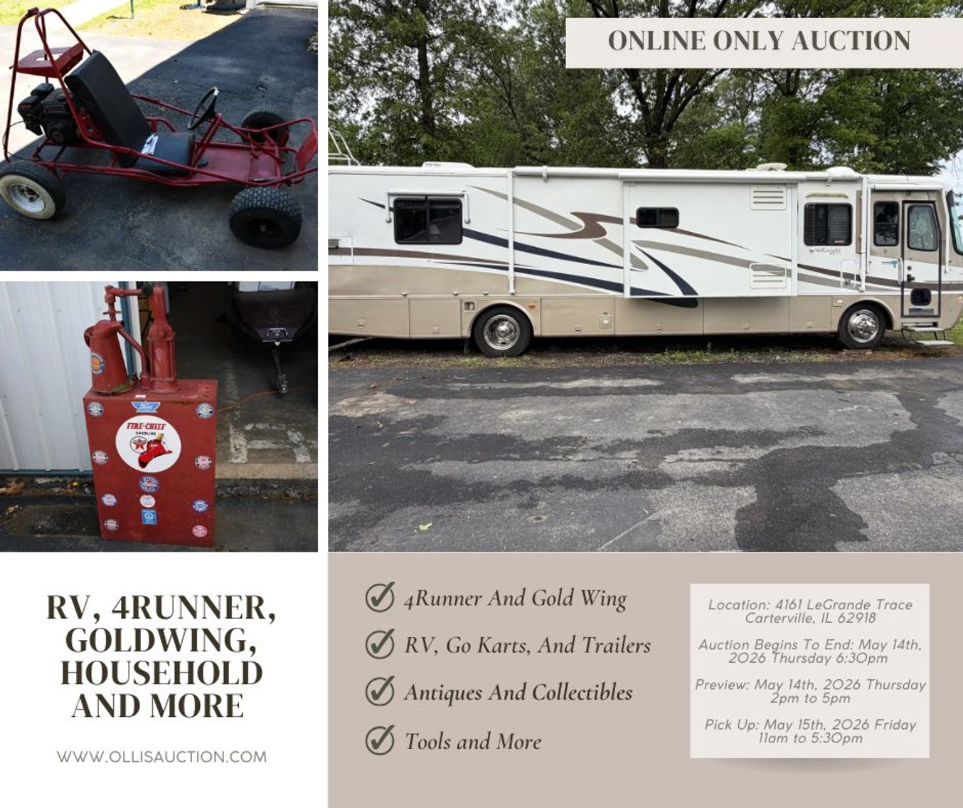 Image for RV, 4Runner, Goldwing, Household And More