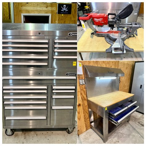 Image for Bagdad Estate - Big Tex, Box Trailer, JD Lawn Tractor, Dump Trailer, Motocross, Good Tools, Cabinets, Like New Furniture and More.