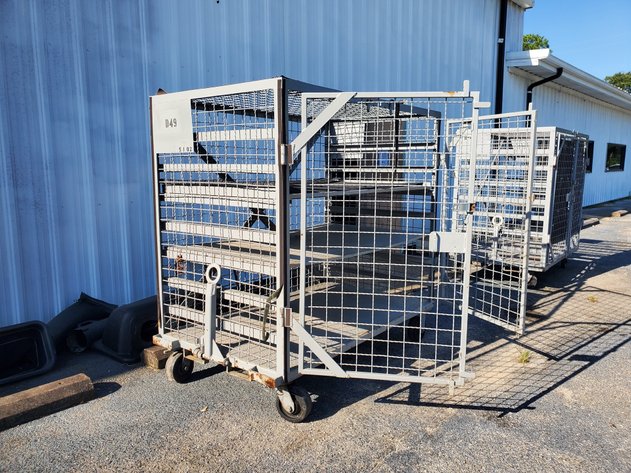 Image for Caged Shelving, Heavy Duty Storage Bins, Rolling Tool Chest