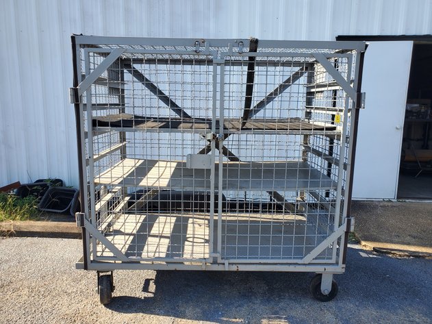 Image for Caged Shelving, Heavy Duty Storage Bins, Rolling Tool Chest