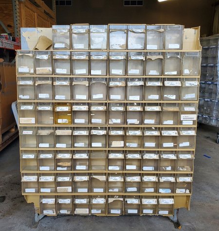 Image for Caged Shelving, Heavy Duty Storage Bins, Rolling Tool Chest