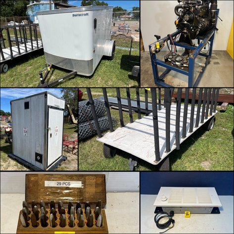 Image for Surplus Equipment, Cargo Trailer, Tools & Equipment