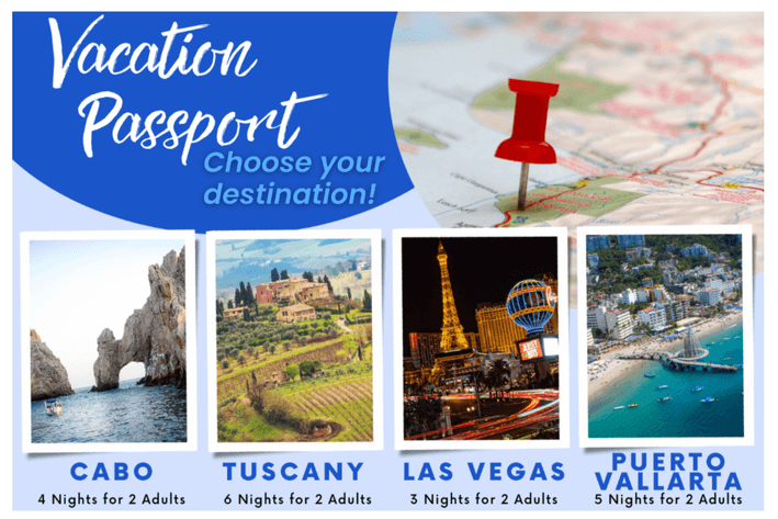 Image for Vacation Passport Raffle - Florida Auctioneers Association