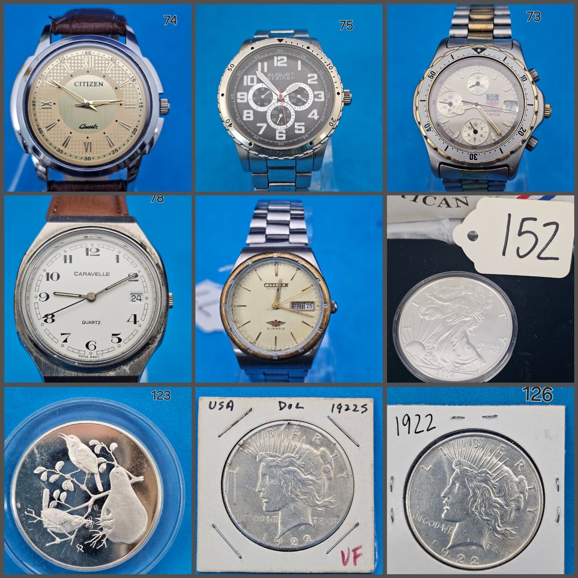 Image for Collectible Coins, Fine Jewelry, Watches, Pistol