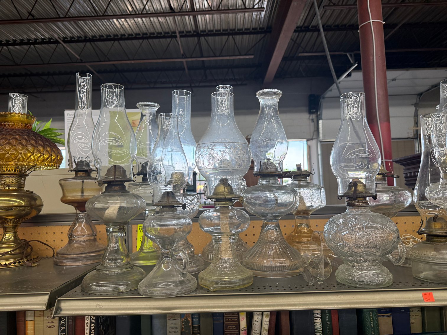 Image for Antique Oil Lamps, Kerosene Lamps, Electric Converted Oil Lamps & Vintage Lighting Online Auction
