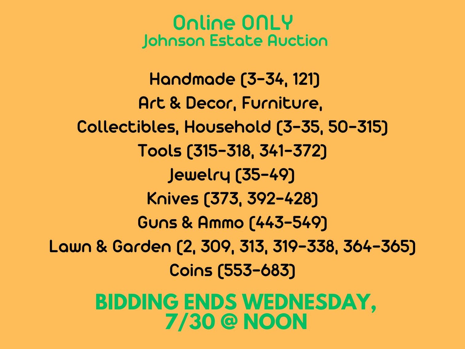 Image for Johnson Estate Auction