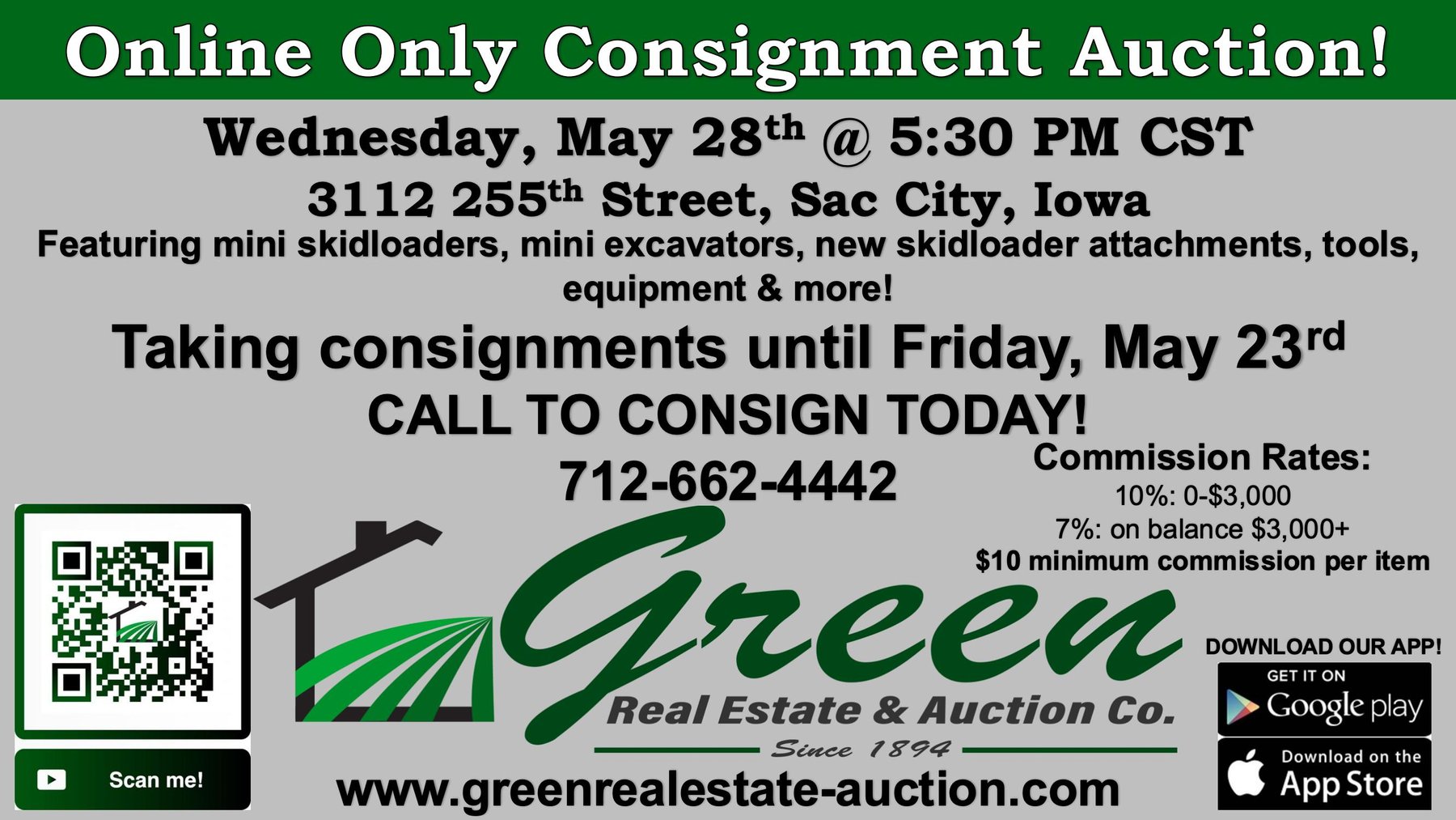 Image for Online Only Equipment Auction!