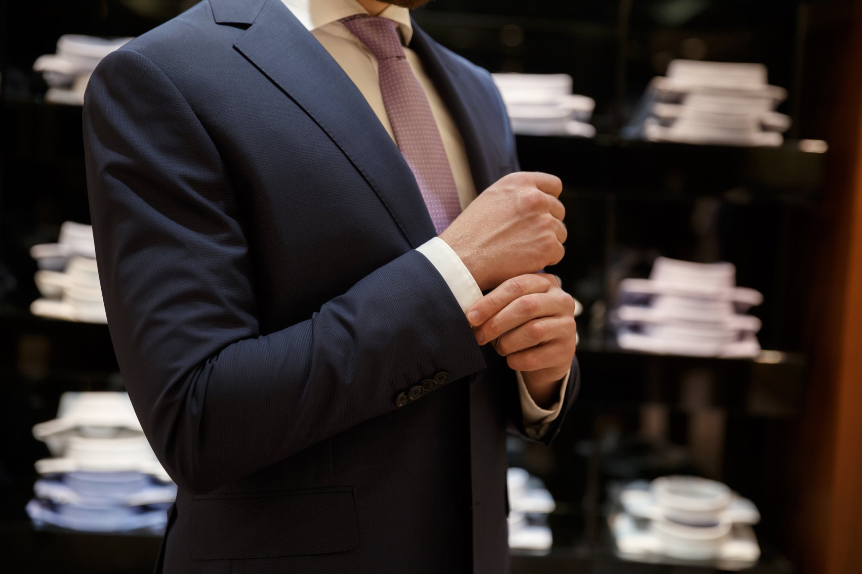 Image for (Holland OH) Pepe's Tailor Shop, Sewing Machines, Equipment, New Clothings, Suits, Displays, Racks, Mirrors