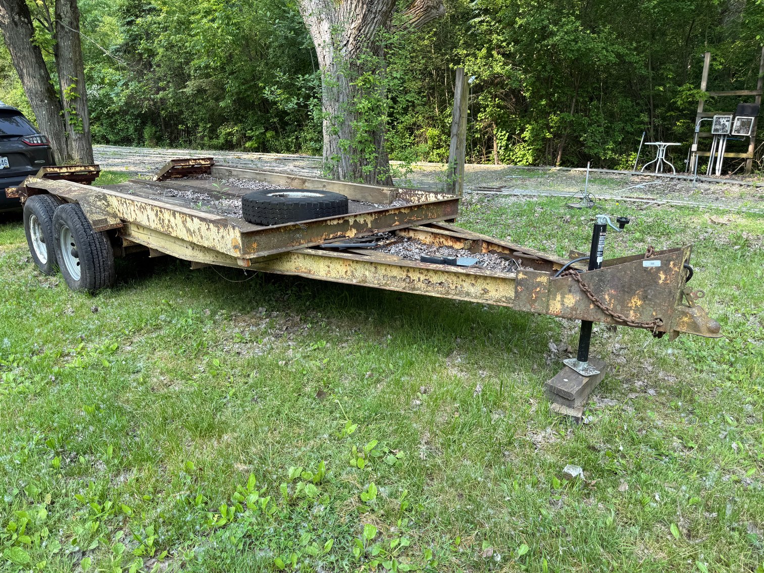 Image for (Swanton OH) Locomotive, Willys Jeep, Tractors, Camper, Train Cars, Tools (Angola Rd.)