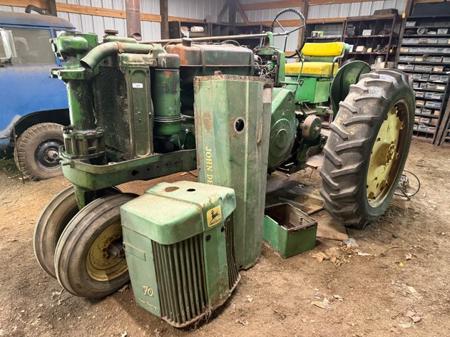 Image for (Swanton OH) Locomotive, Willys Jeep, Tractors, Camper, Train Cars, Tools (Angola Rd.)