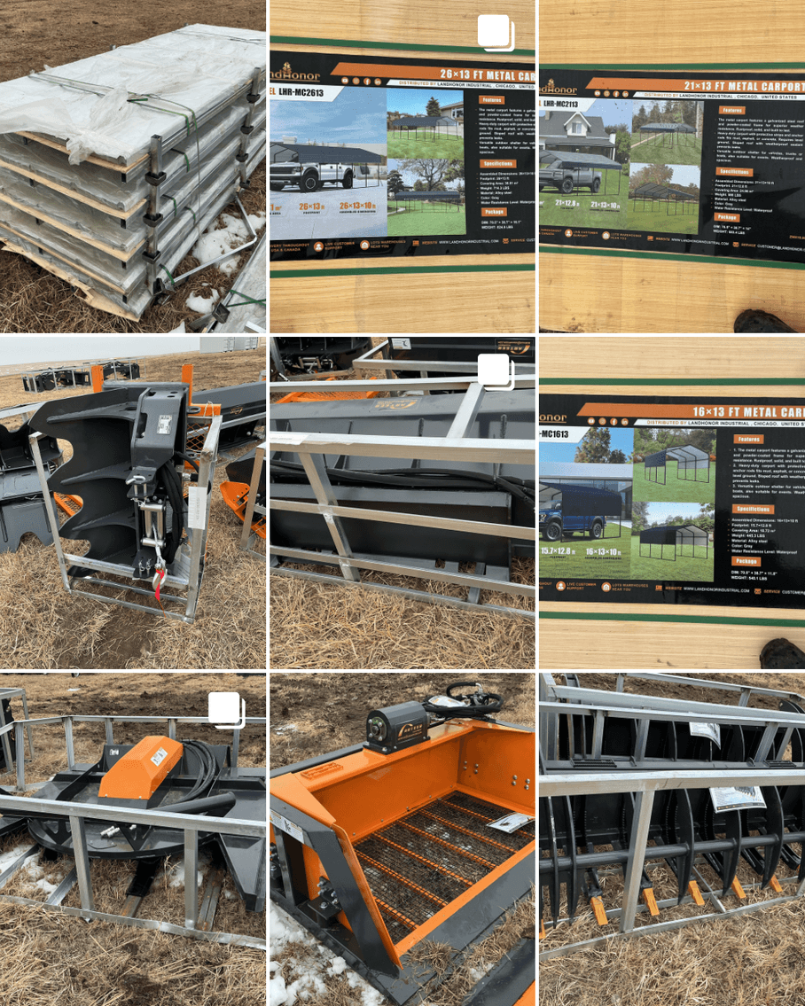 Image for February 2026 Skid Steer Attachment, Building Materials & Tool Auction