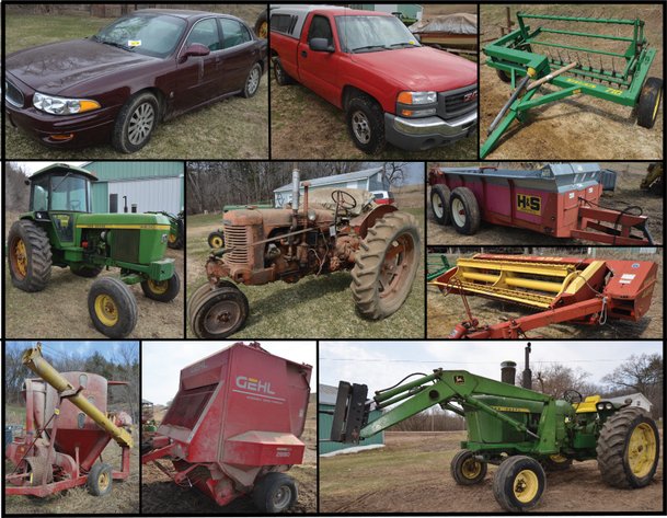 TRACTORS, VEHICLES, AND FARM EQUIPMENT - Mondovi, WI