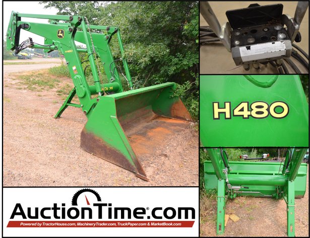 2013 John Deere H480 Hydraulic Loader