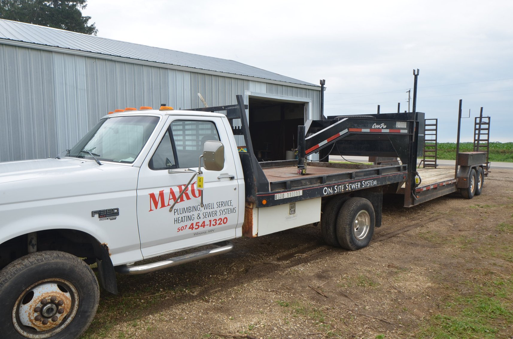 Image for DEERE 80 EXCAVATOR, F350 TRUCK, IH DUMP TRUCK, TRAILERS, TRACTORS, PLUMBING SUPPLIES - Winona, MN