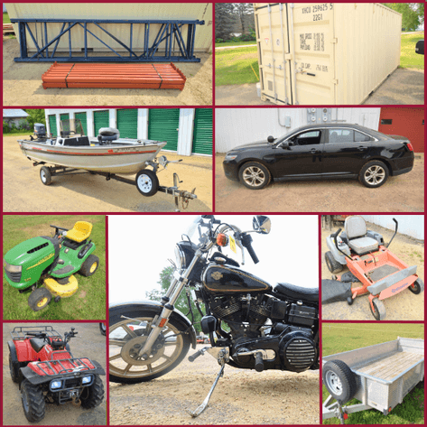 RESTAURANT EQUIP, SHIPPING CONTAINERS, BOATS, ATVS, AND MORE!  - Mondovi, WI